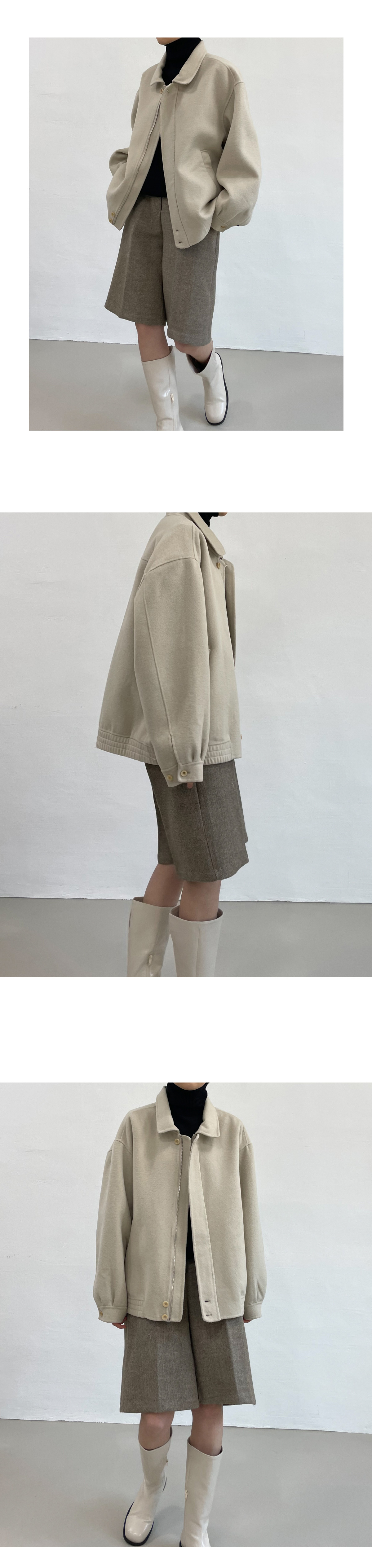 Cartoon Wool Handmade Overfit Jacket (3C) - INCHANT ME