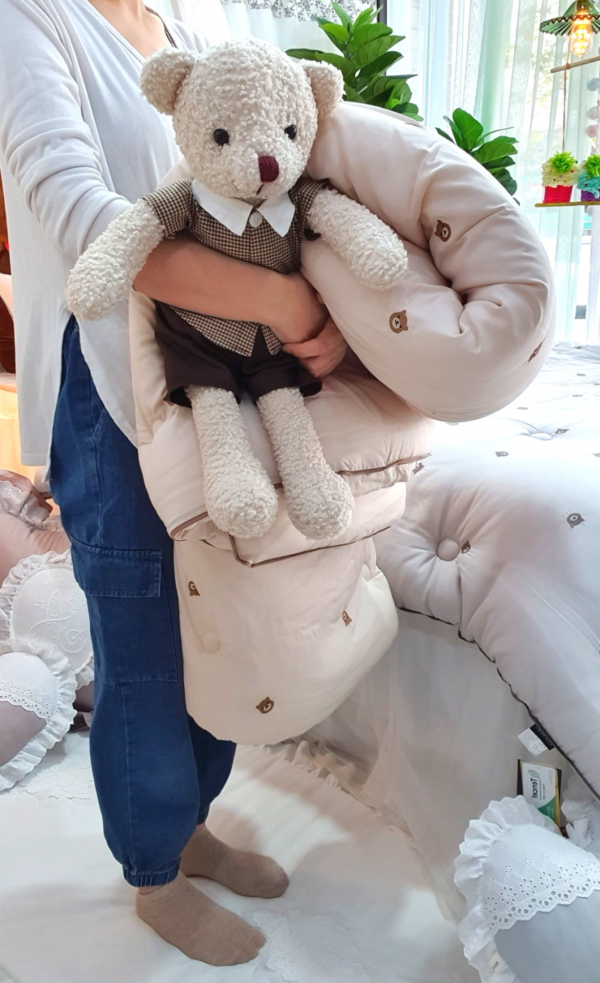 초코곰돌이 구름 모달이불 초등학생 알러지케어 키즈 어린이이불 세트