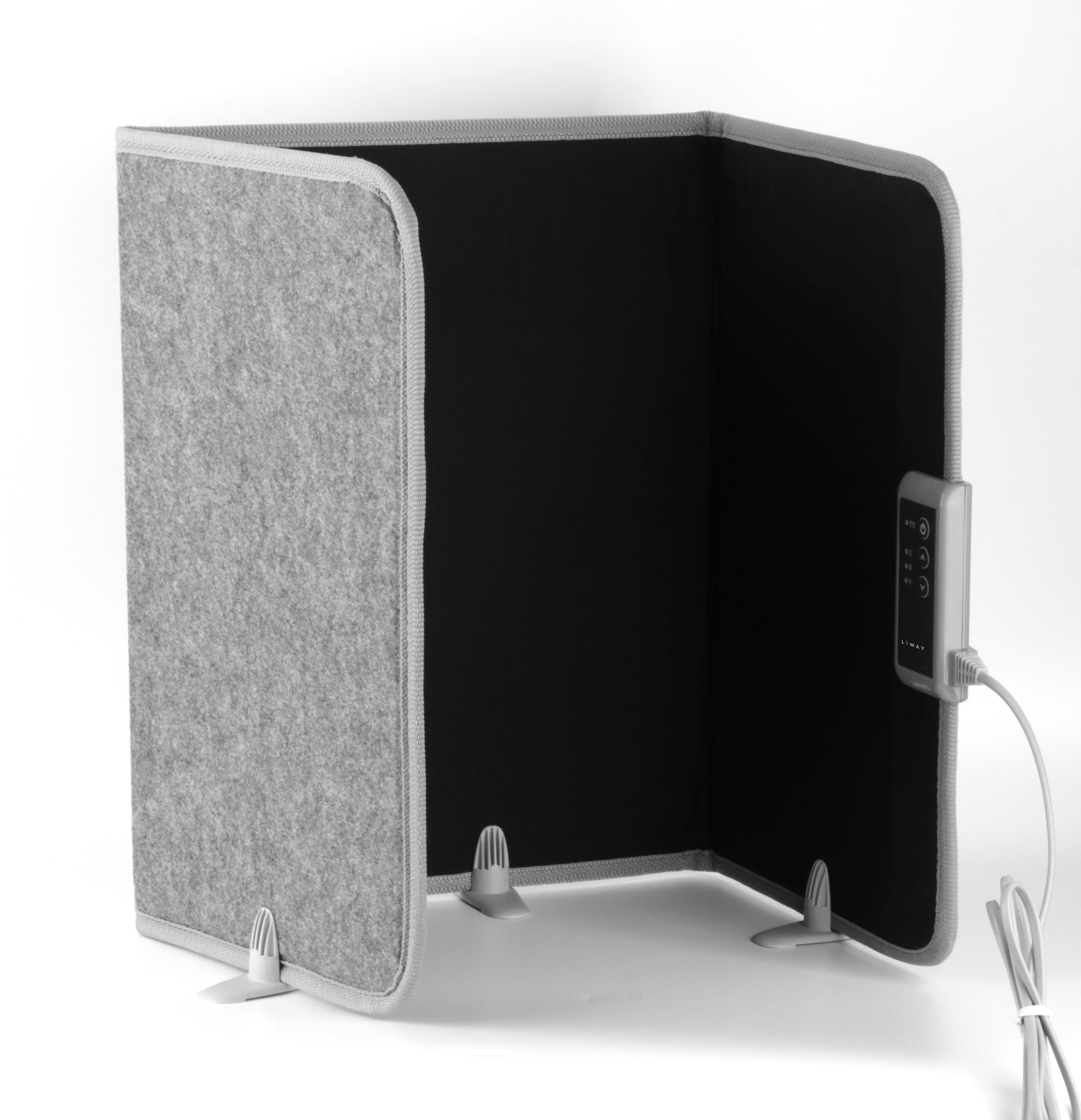 리웨이 발난로 다리히터 파티션히터 히팅패드 사무실 전열기 그레이