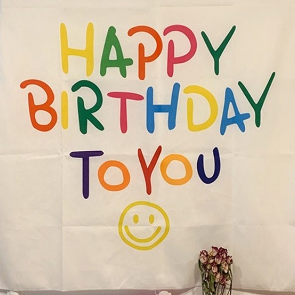 캠핑 생일 파티 축하 가랜드 생일 패브릭 포스터 셀프 생일상 - 상세 이미지 2
