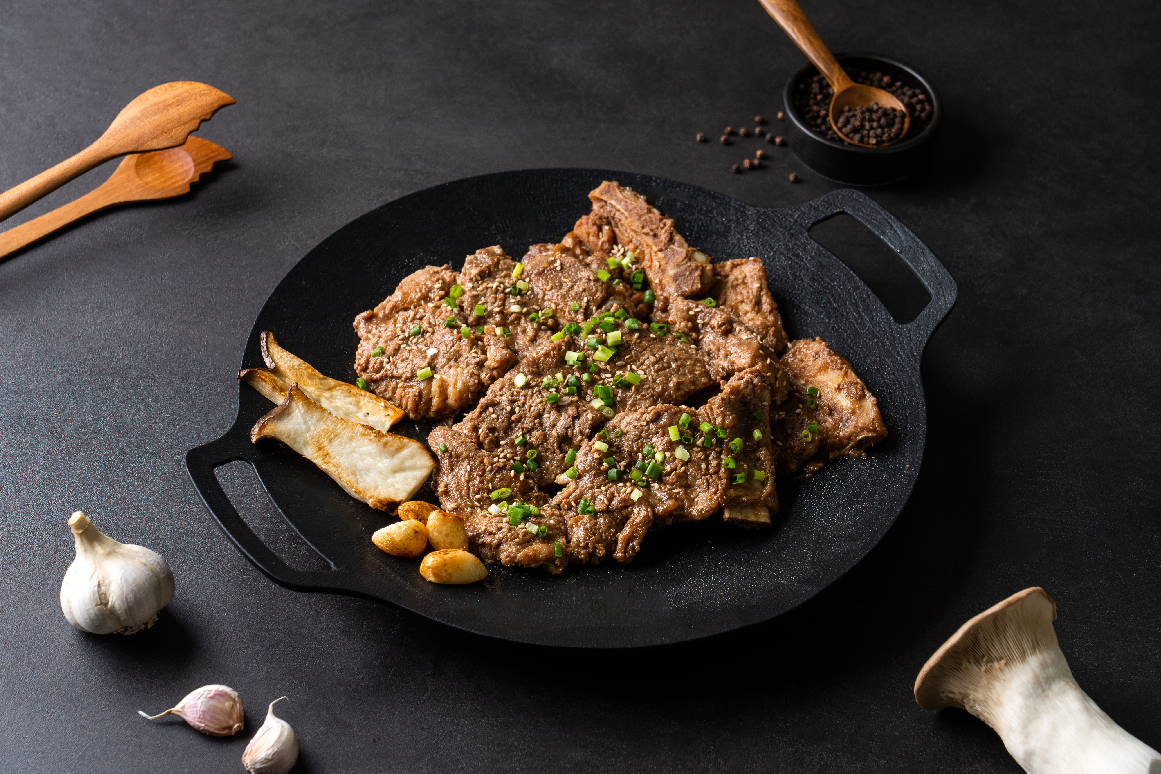 무등산식당 국내산 수제 양념 돼지갈비 구이 - 상세 이미지 4