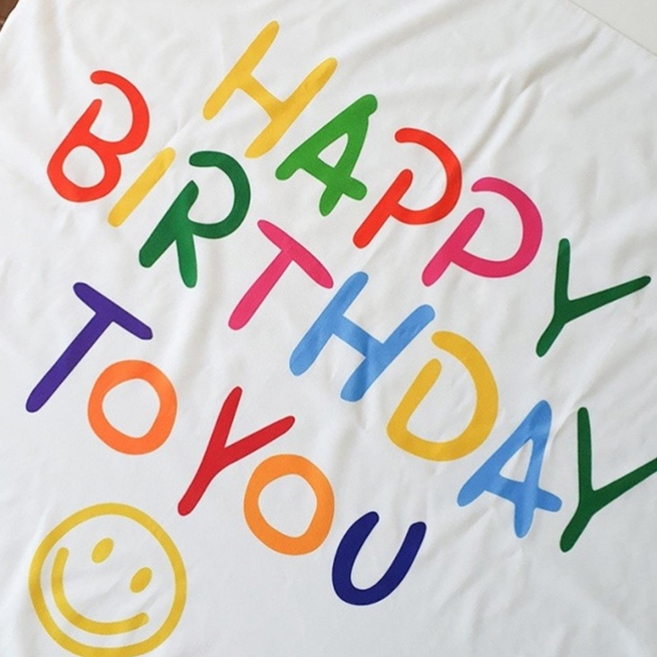 캠핑 생일 파티 축하 가랜드 생일 패브릭 포스터 셀프 생일상 - 상세 이미지 3
