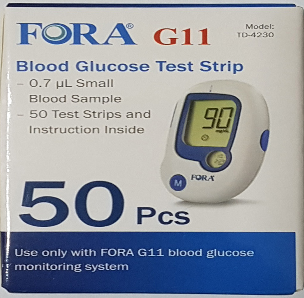 포라 혈당측정검사지 100매+솜 100매+침 100개