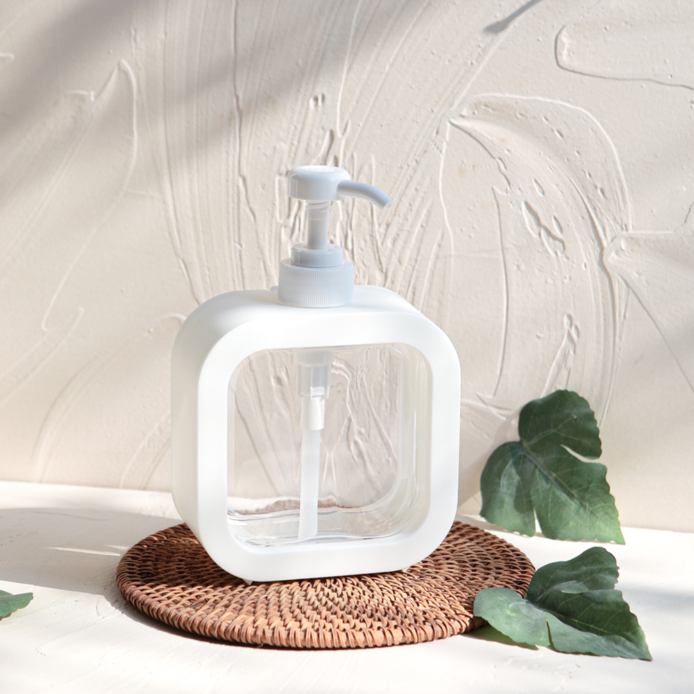 스퀘어 주방세제 핸드워시 디스펜서 리필 용기 공병 300ml - 상세 이미지 4