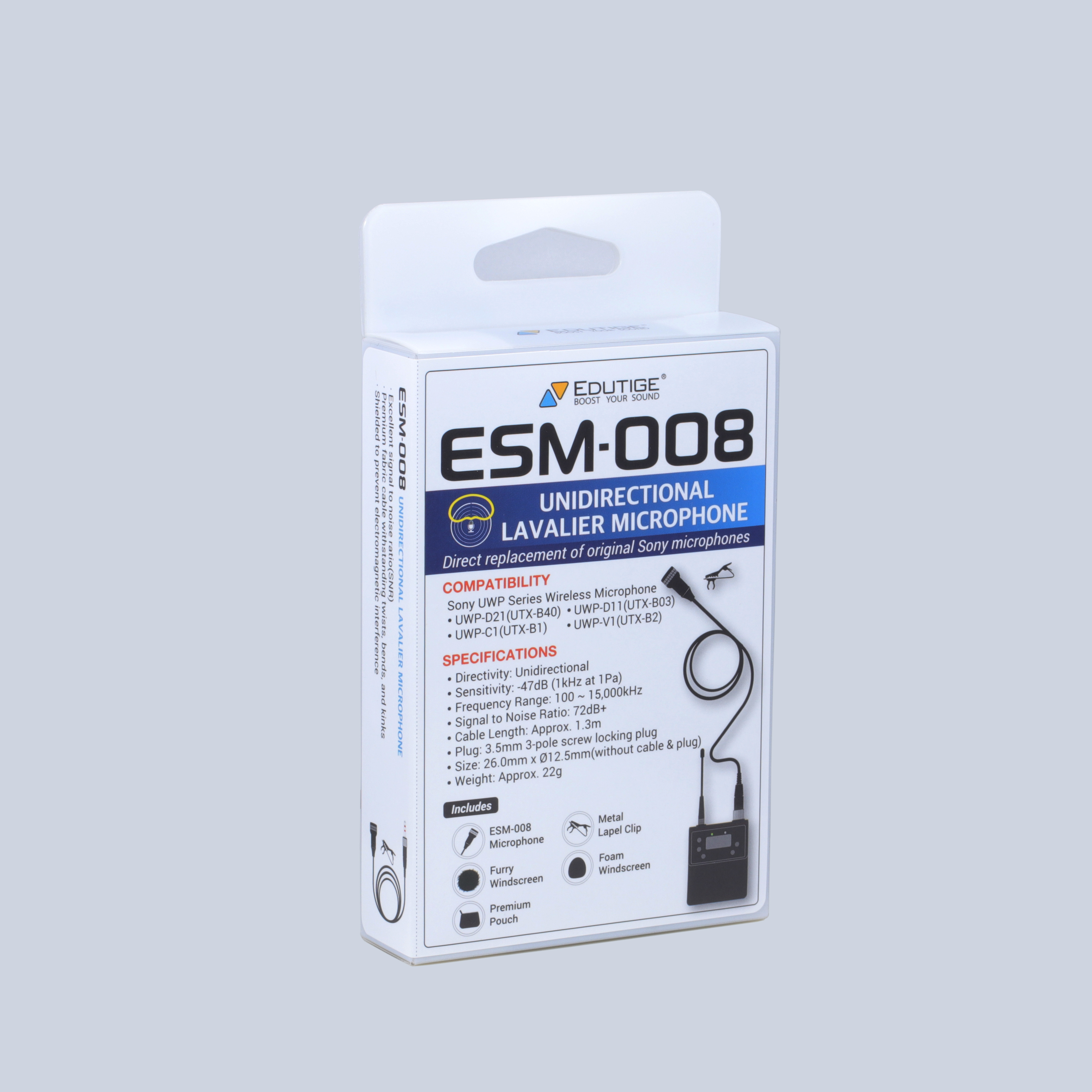 ESM-008: 소니 전용 단일지향성 핀마이크 세트 - 상세 이미지 3