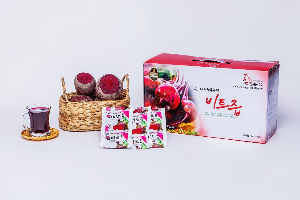 청룡농원 제주산 레드비트즙 110ml x 75포