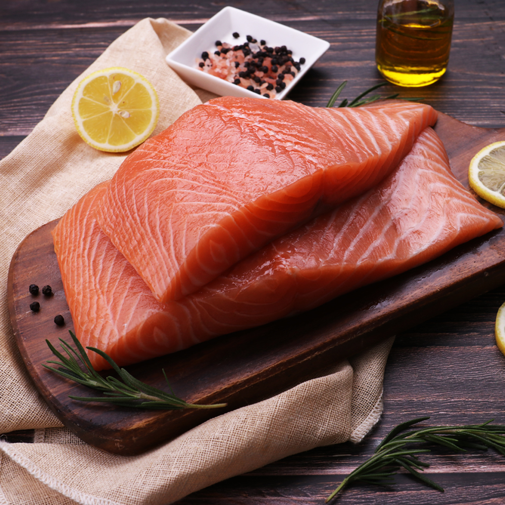 노르웨이 생연어 500g 숙성슬라이스 연어회 훈제연어