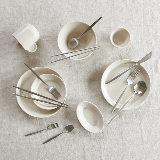 에라토 누보 4인 국산 스텐 커트러리세트 16p 신혼부부 스푼 포크 나이프