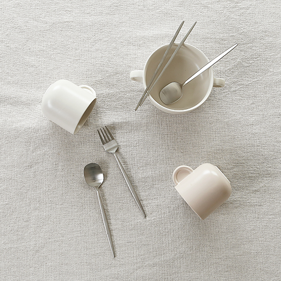 에라토 누보 2인 국산 스텐 유아동 수저 포크 6p 세트 숟가락 젓가락 포크