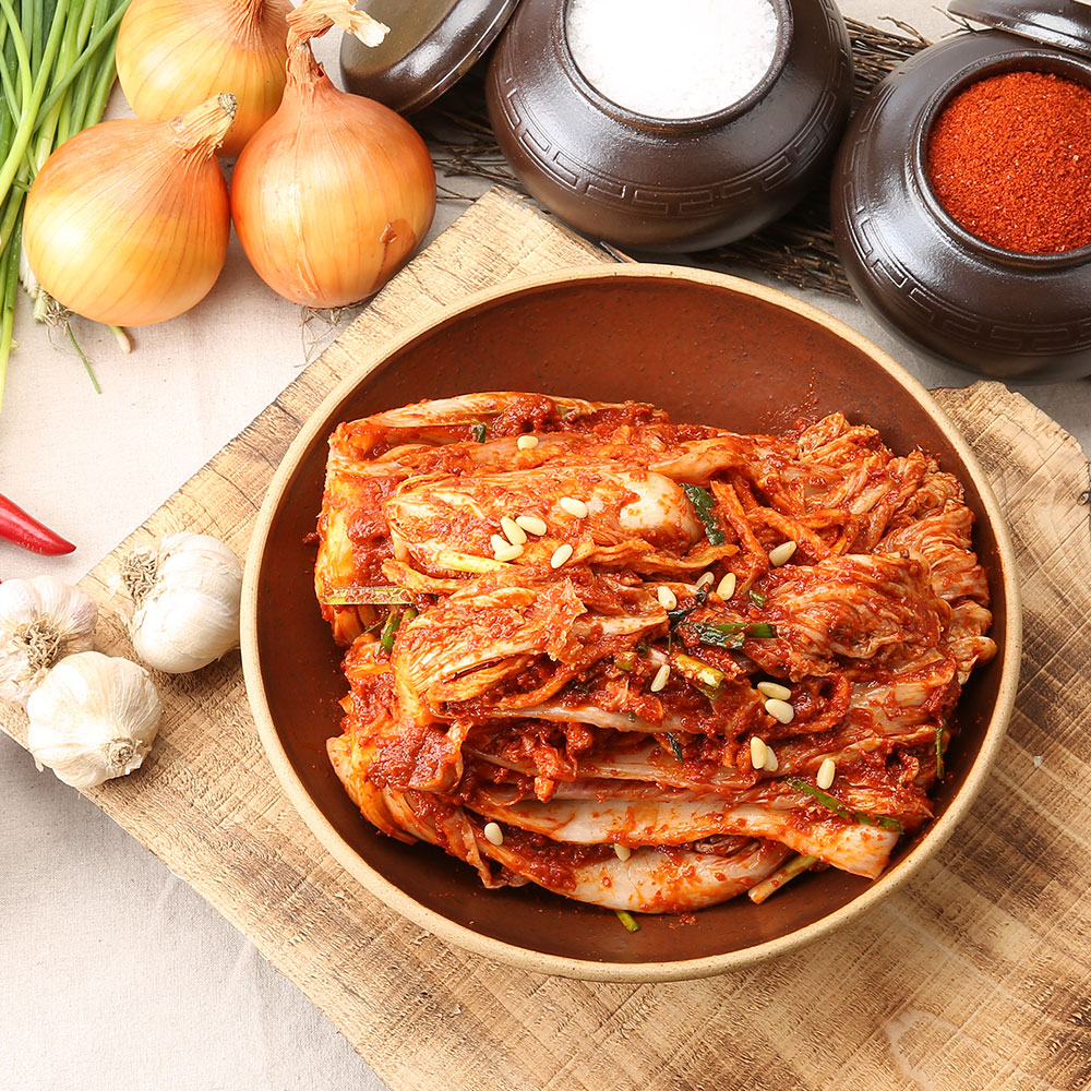 빛고을김치 전라도 보쌈김치 1kg 당일생산 국산 고구마와 사과를 넣은 별미김치 이어온 - 상세 이미지 2