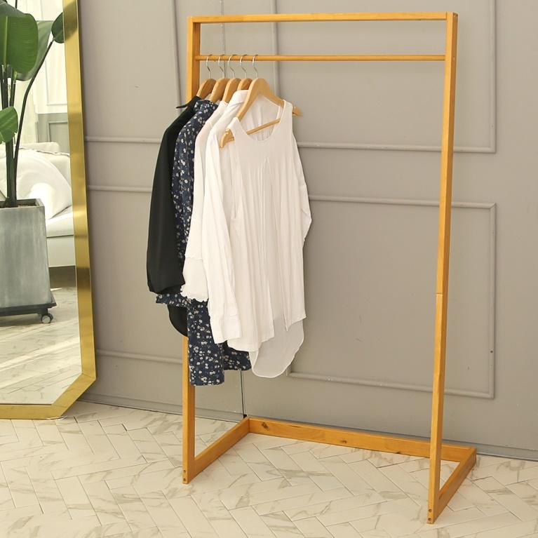 원목사다리 행거 미니 인테리어행거 원룸 소형 매장 벽행거