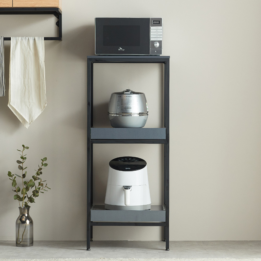 스코나 카넬로 스틸 싱글 수납 렌지대 주방수납장 밥솥선반 정수기다이 부엌 틈새장