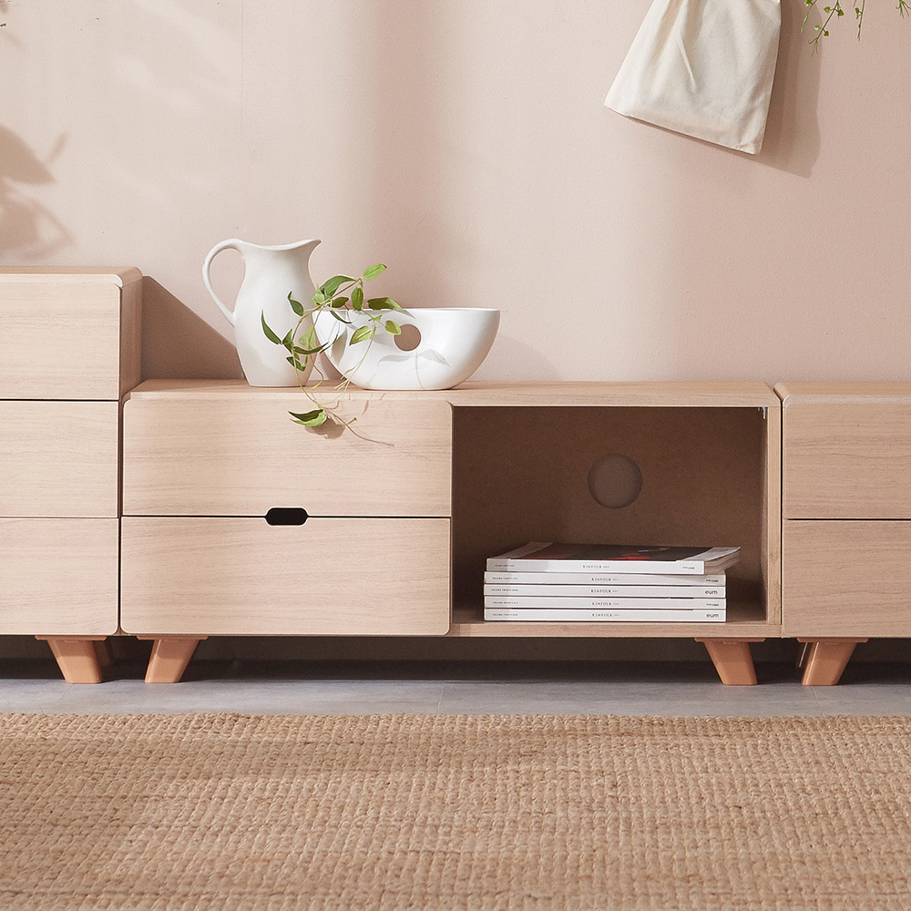 윈썸 릴리 미니 원룸 1인가구 티비다이 거실 TV장식장 800 거실장