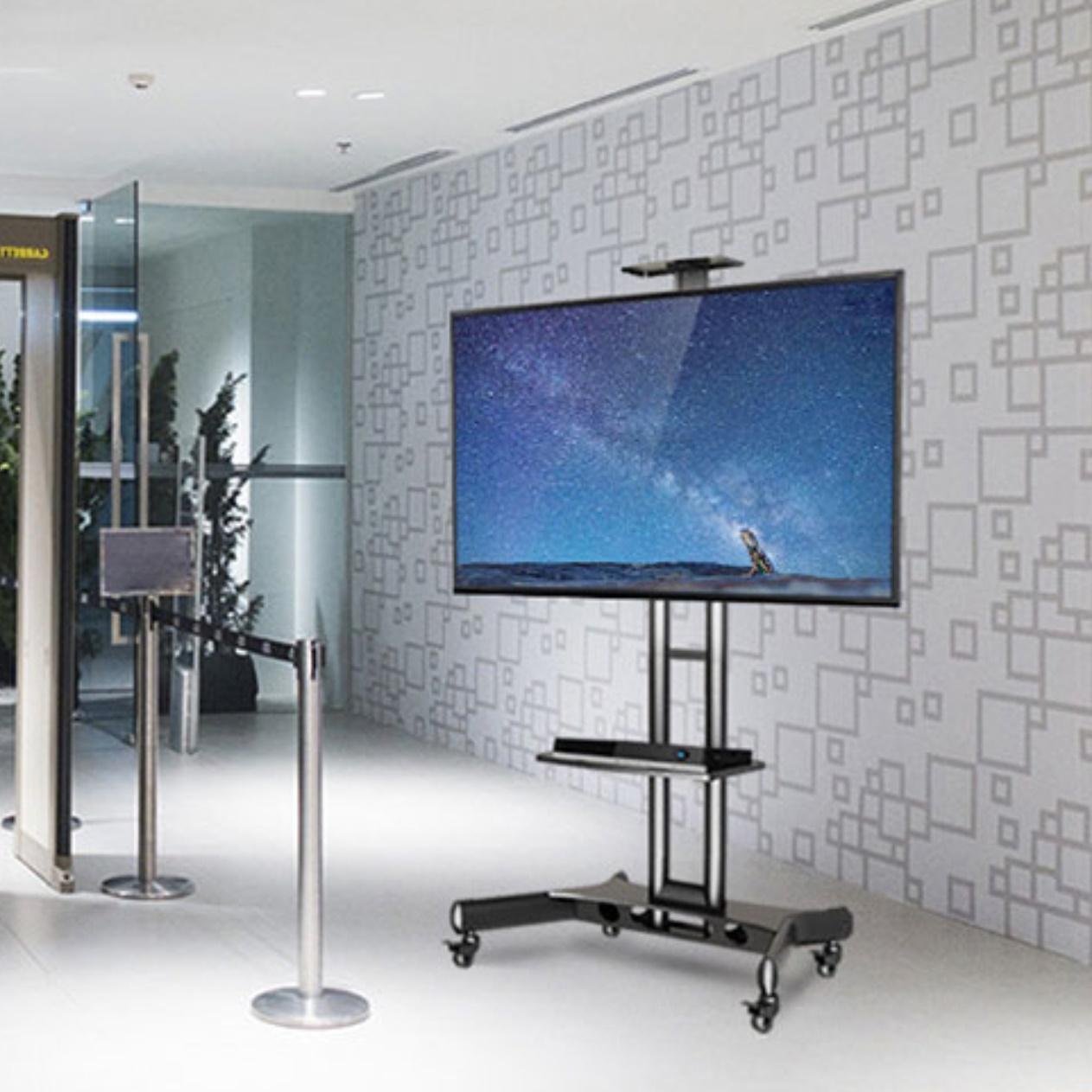 이동식TV거치대 삼성티비거치대 대형 이동형 모니터 스탠드