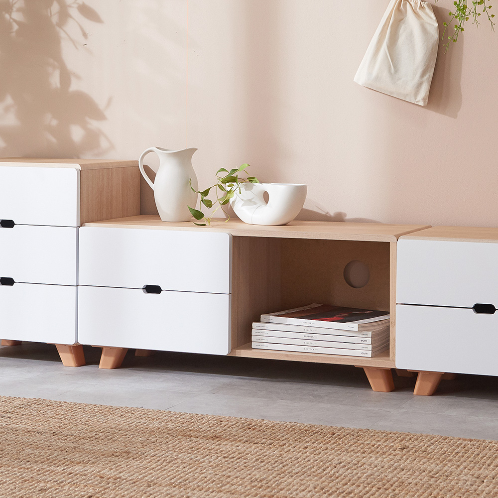 윈썸 릴리 미니 원룸 1인가구 티비다이 거실 TV장식장 800 거실장