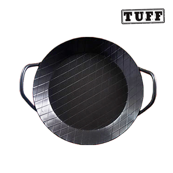 TUFF 카본스틸 인덕션 터프팬 빠에야팬 무쇠 양수 후라이팬 24cm - 상세 이미지 3