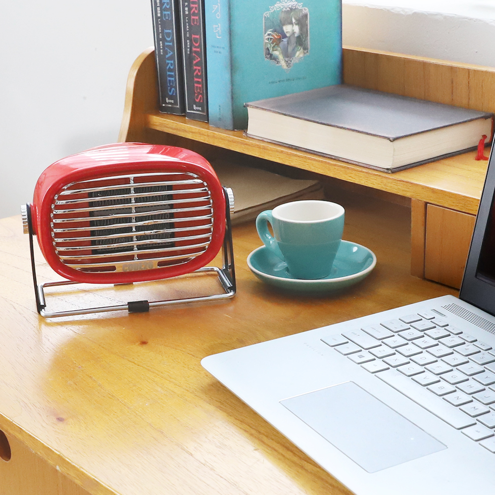 코드26 미니히터 우드 가정용 캠핑용 발난로 사무실난로