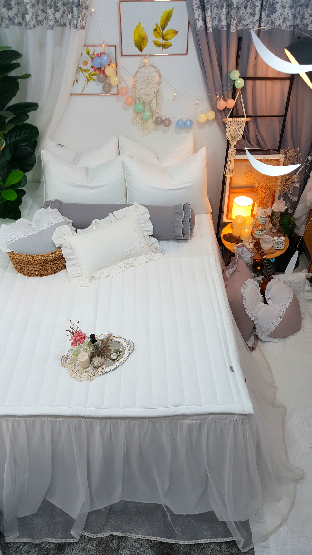 오월 워싱 알러지케어 고정밴드 매트리스 침대패드 슈퍼싱글 퀸 라지킹 슈퍼킹 사이즈