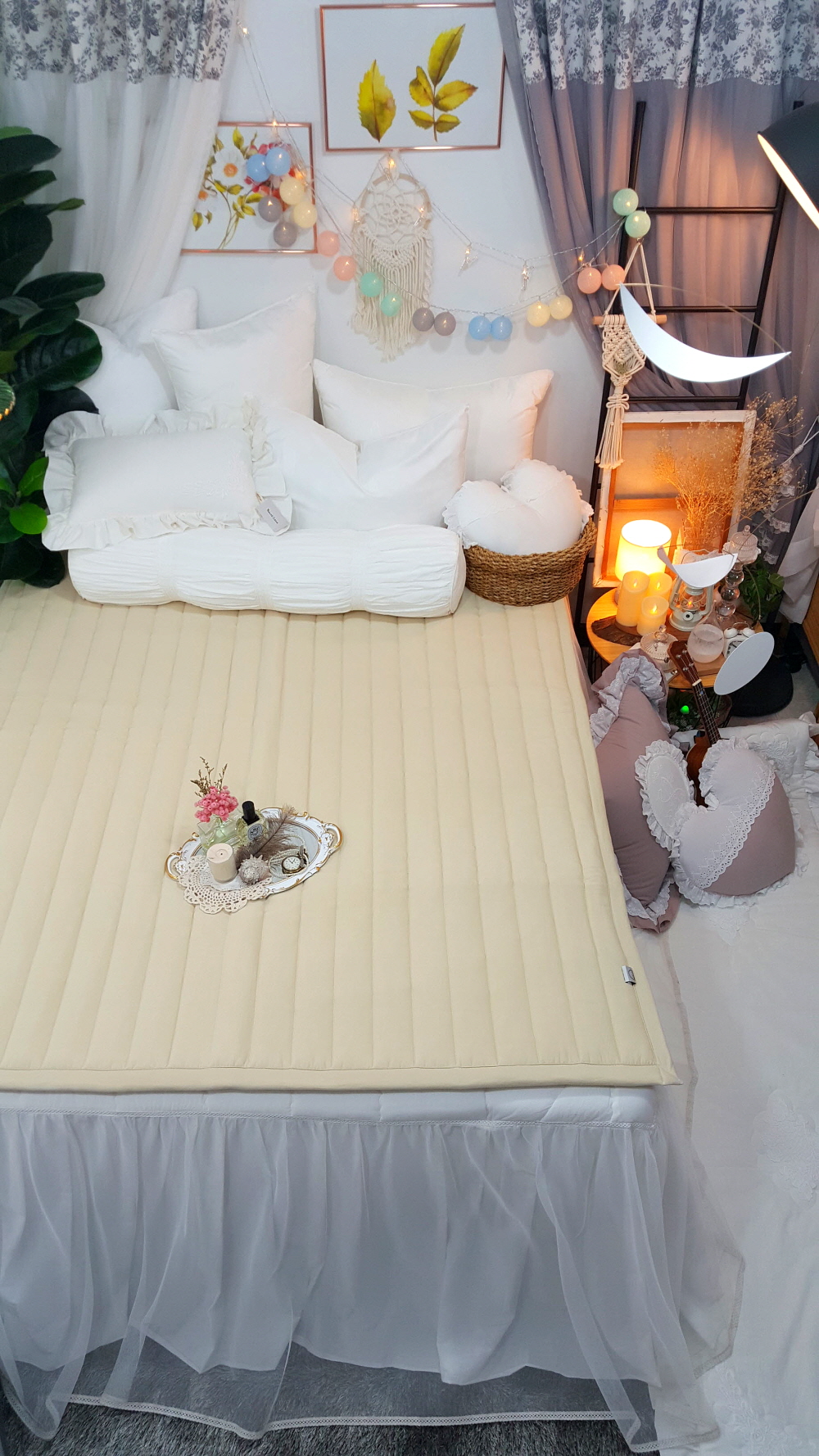 오월 워싱 알러지케어 고정밴드 매트리스 침대패드 슈퍼싱글 퀸 라지킹 슈퍼킹 사이즈