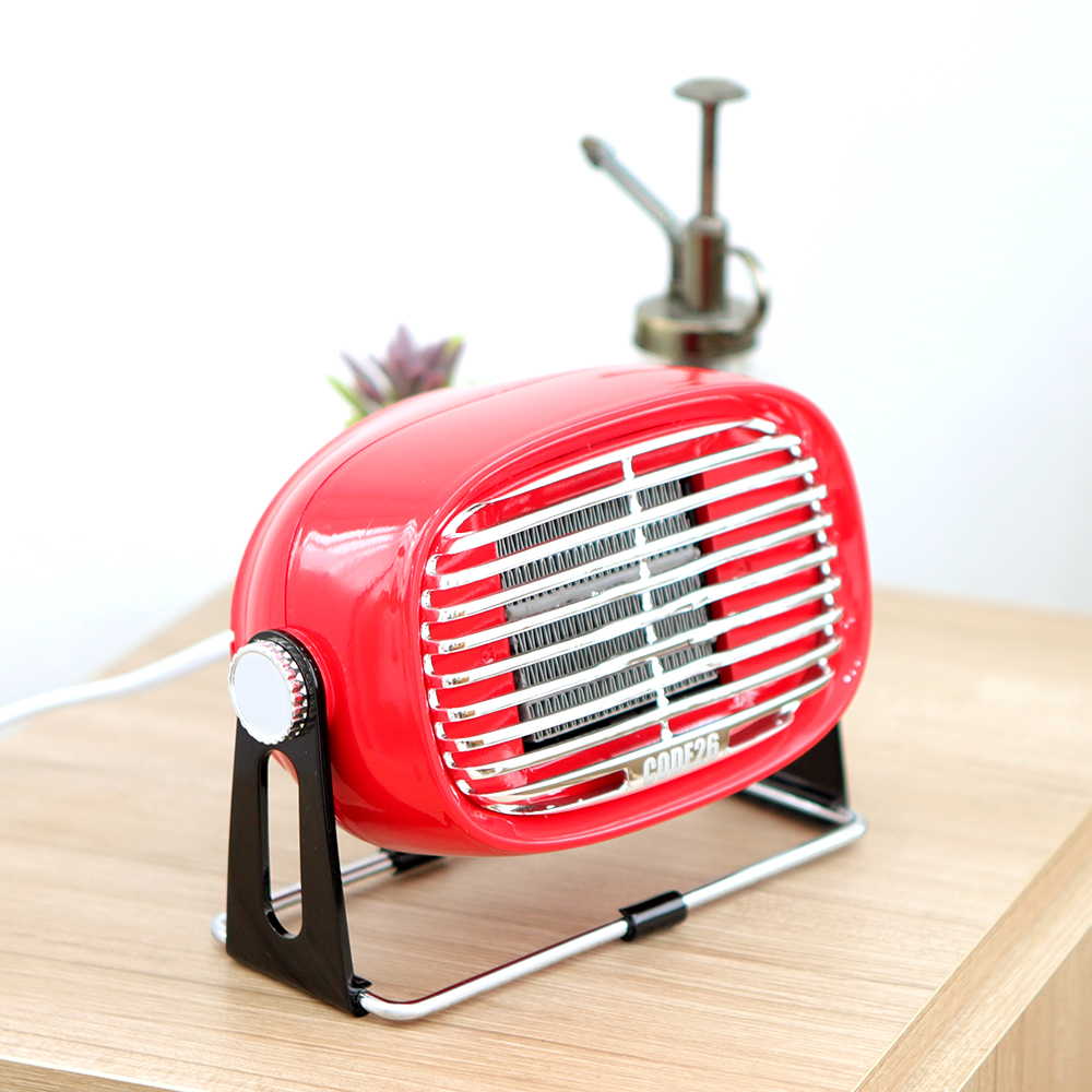 코드26 미니히터 우드 가정용 캠핑용 발난로 사무실난로