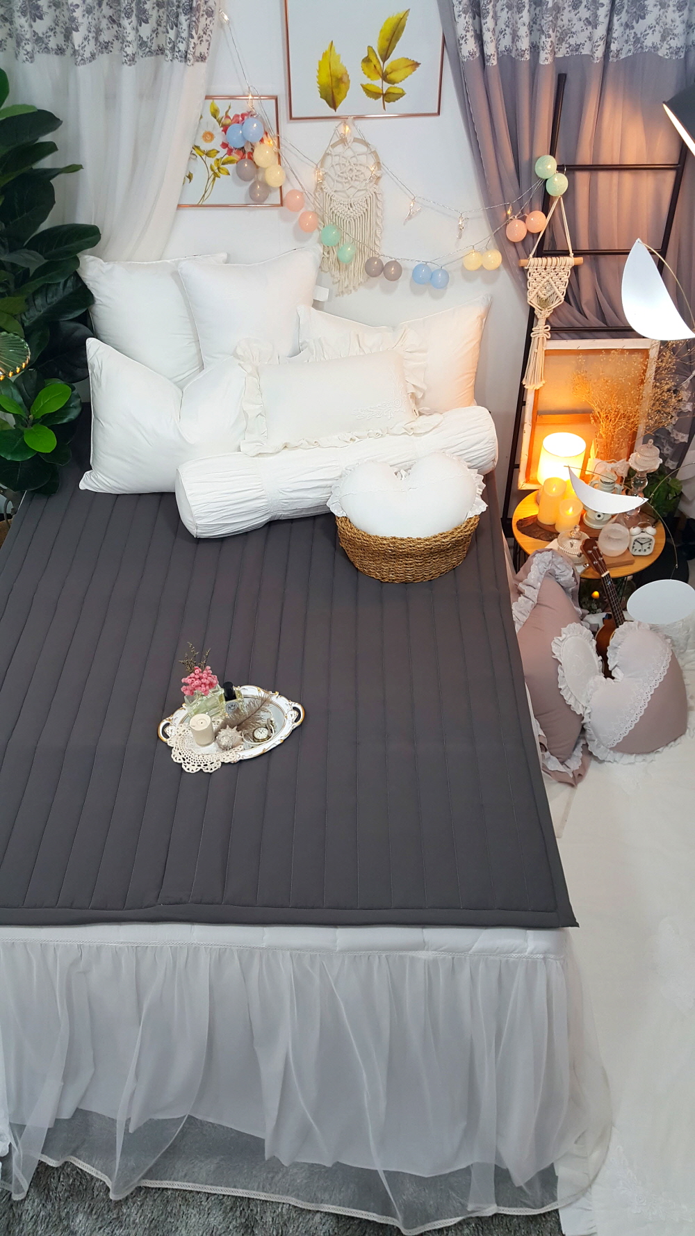 오월 워싱 알러지케어 고정밴드 매트리스 침대패드 슈퍼싱글 퀸 라지킹 슈퍼킹 사이즈