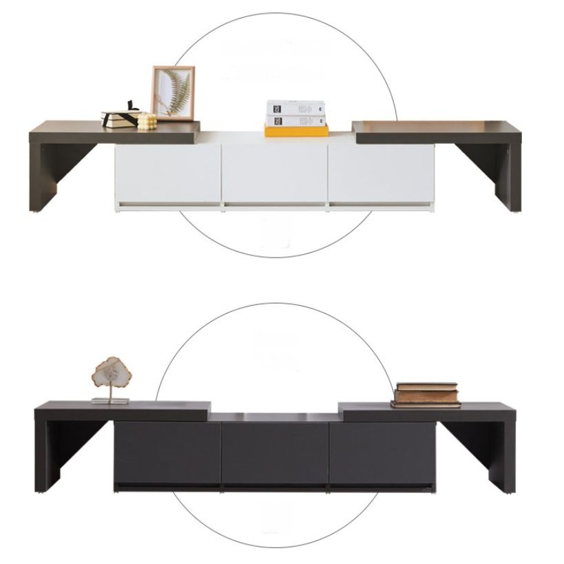 확장형 거실장 엔틱 슬라이딩 거실장 75인치 티비 거실장 티브 다이