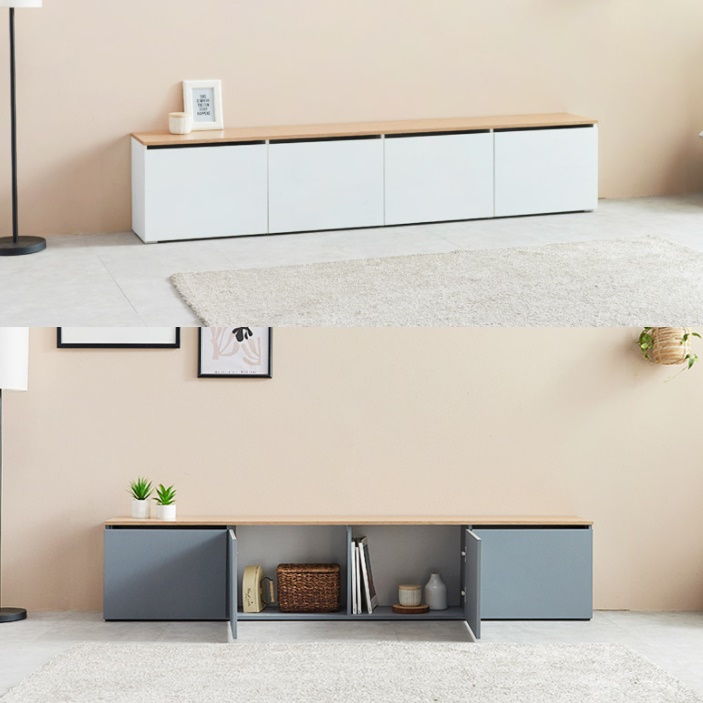 낮은 모던 엔틱 거실장 티브 다이 75인치 티비 거실장