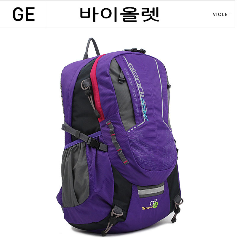 등산 배낭 여자 트레킹 산행 가방 남자 스포츠 백팩 여행 하이킹 아웃도어 백팩 30리터 - 상세 이미지 3