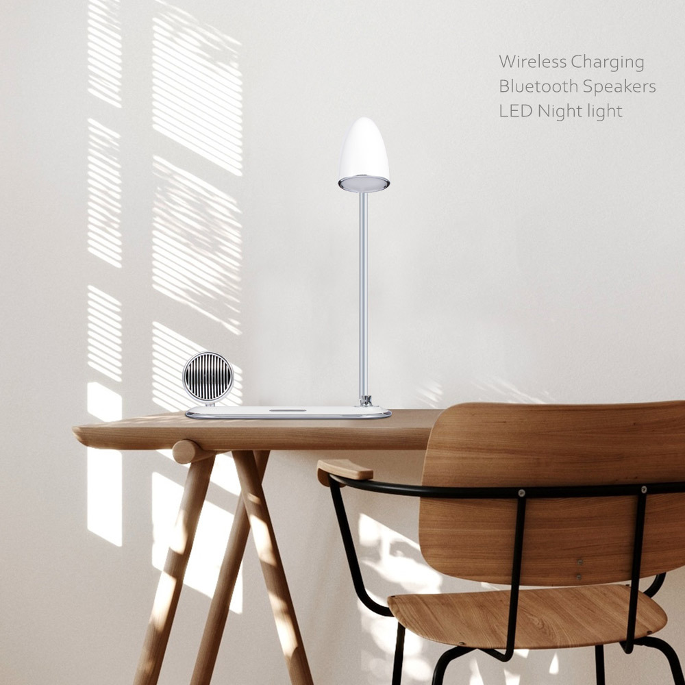 UM2 3in1 15W 고속무선충전기 무드조명 스피커 LED UMWH-LEDBT20 - 상세 이미지 4