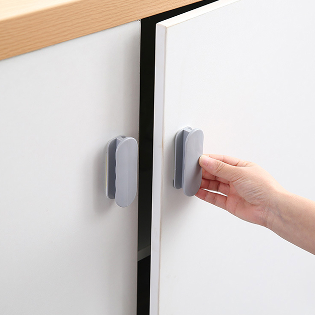코드86 서랍장 다용도 부착식 손잡이 DIY 무타공 창문 싱크대 서랍 문 도어핸들
