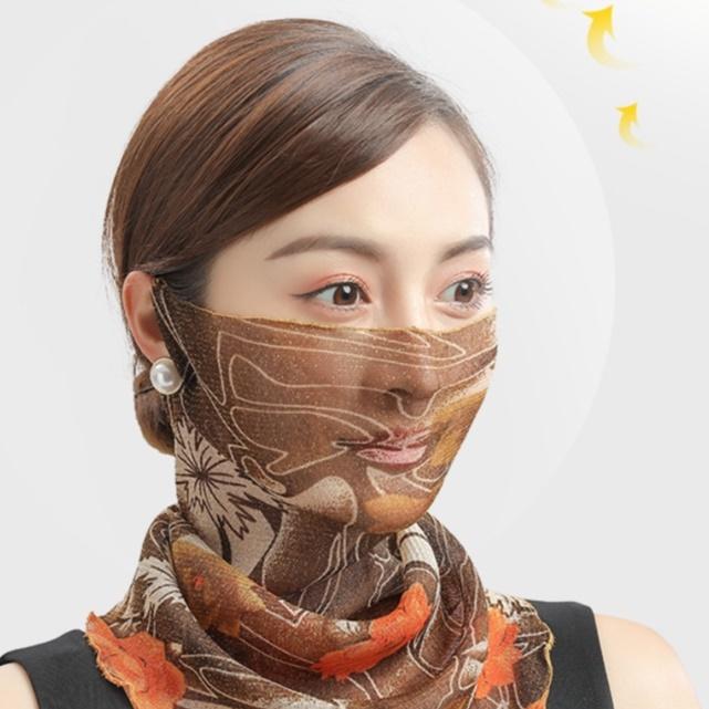 골프 냉감 마스크 라이더 마라톤 등산용 마스크 골프용 마스크 design1 - 상품 이미지
