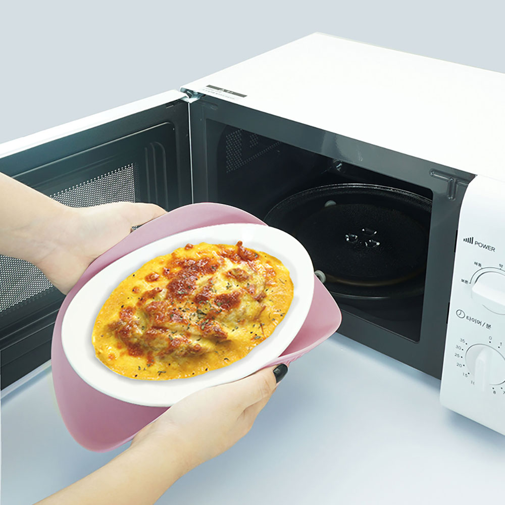 쿠지나인 전자레인지용 내열 실리콘 매트 오븐 주방 장갑 대용