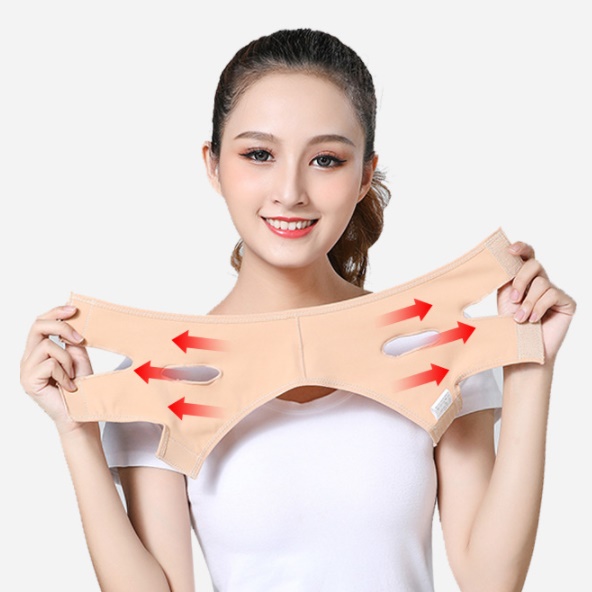 얼굴 비대칭 교정 안면 리프팅 밴드 얼굴형 관리 마사지 기구 이미지 8