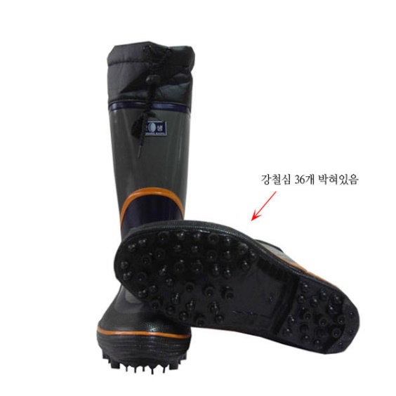 산악용장화 일장화 낚시용 스파이크 장화 쭈꾸미낚시신발 - 상세 이미지 3