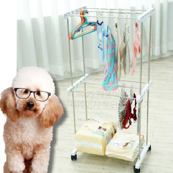 강아지 옷 행거 강아지 옷장 애견 옷장 정리 - 상품 이미지