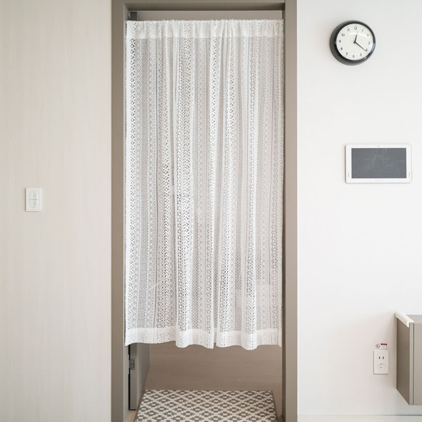 자체제작 레이스커튼 가리개 뜨개 무드 감성 커튼 2size