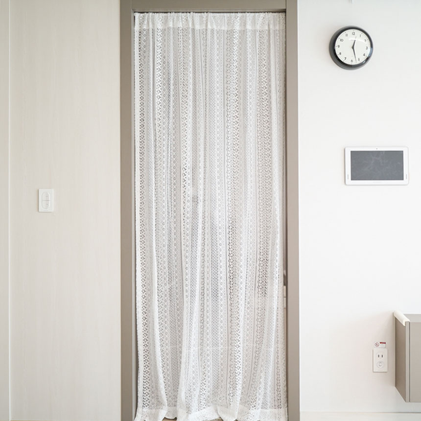 자체제작 레이스커튼 가리개 뜨개 무드 감성 커튼 2size