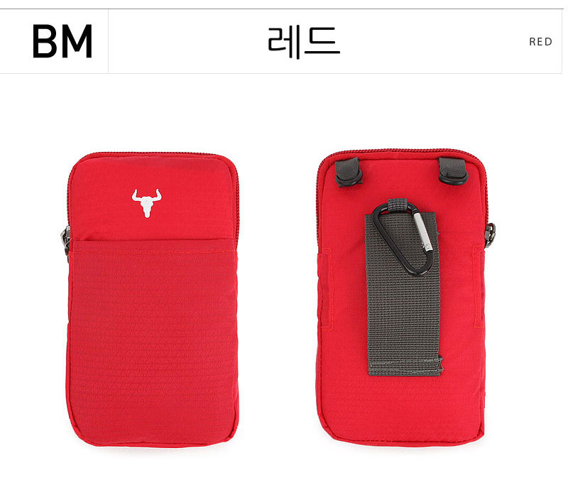 등산 배낭 걸이 핸드폰가방 트레킹 허리 가방 힙색 산행 하이킹 소형 스포츠 미니 크로스백 이미지 6