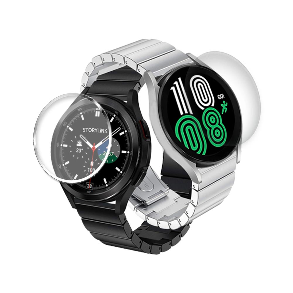 갤럭시워치6 5 4 필름 강화유리 지문방지 액정 보호 44mm - 상품 이미지