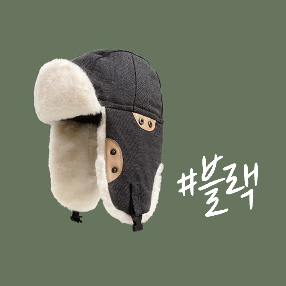 어린이 아기 군밤모자 아동 겨울모자 귀달이 방한 초등학생 - 상세 이미지 5