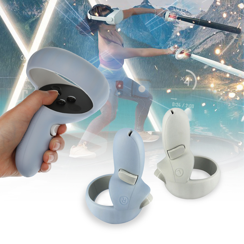 오큘러스 퀘스트2 악세사리 실리콘 그립 컨트롤러 커버 스트랩 OQ-007