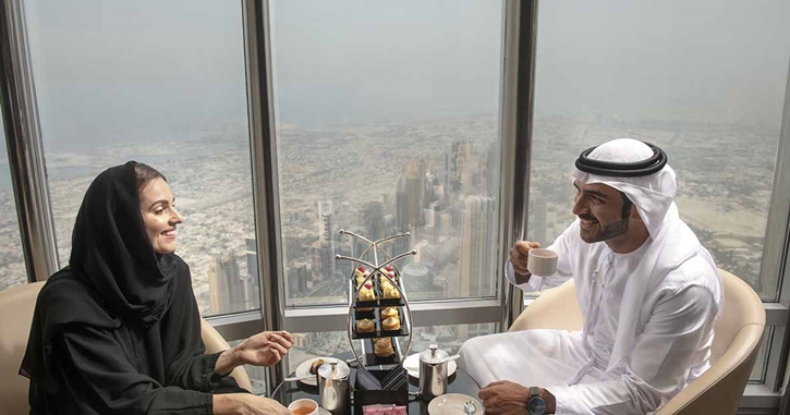 두바이 버즈칼리파 전망대 + The Burj Club Rooftop 3코스 런치 또는 디너 - 상세 이미지 3