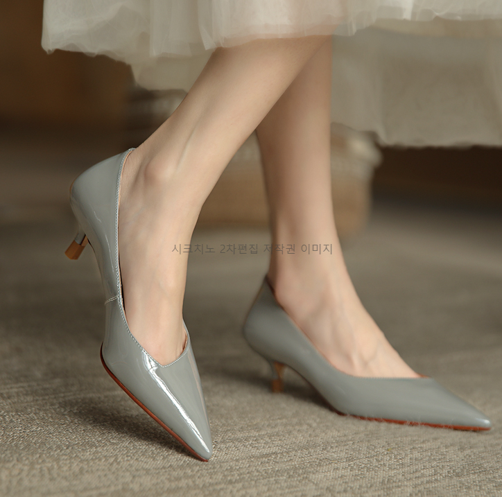 빌리브 4cm 에나멜 스틸레토 여성 펌프스 구두 3color 상세 이미지 11