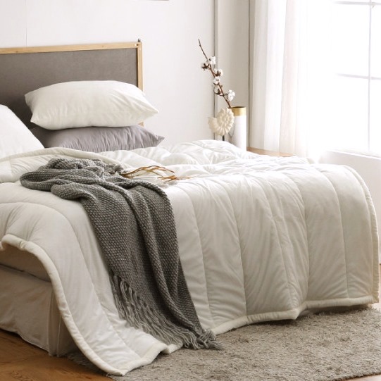 차르르 단모 밍크 극세사 알러지케어 팬션 차렵이불 SS