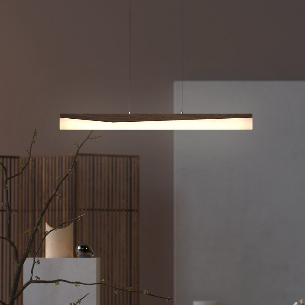 LED 파인뷰 펜던트 30W 우드 카페조명 매장인테리어 - 상세 이미지 4