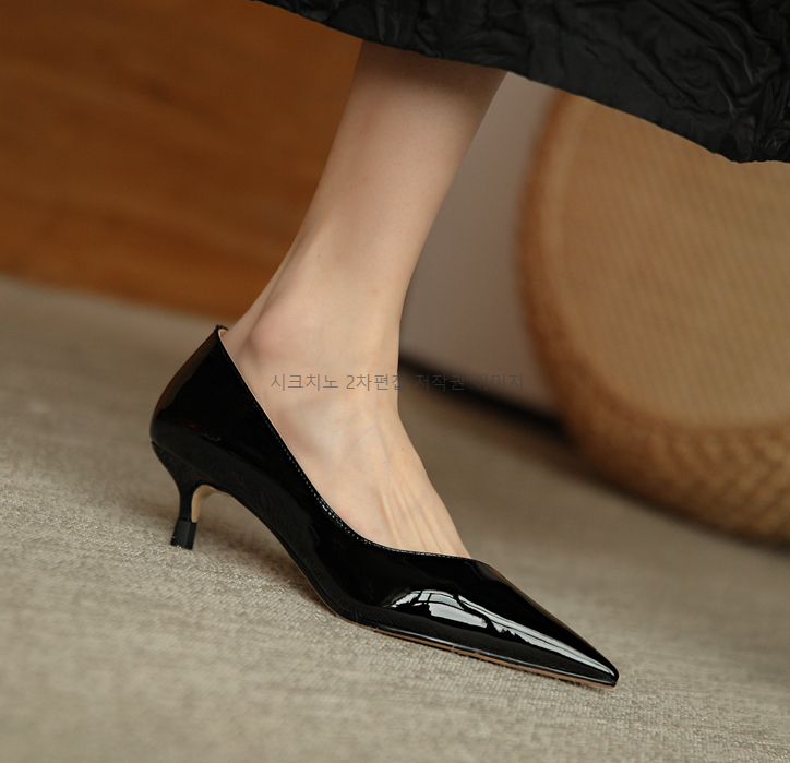 빌리브 4cm 에나멜 스틸레토 여성 펌프스 구두 3color 상세 이미지 14