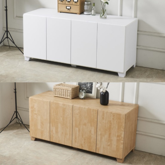 앤틱 북유럽 원목 거실장 안방 티비 장 원룸 티비 다이