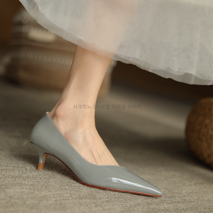 빌리브 4cm 에나멜 스틸레토 여성 펌프스 구두 3color 상세 이미지 9