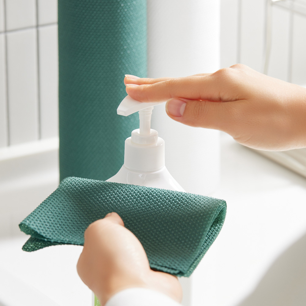 [극세사행주 증정] 닥터퓨리 스트롱 데일리 수세미 60매 x 4입 소형