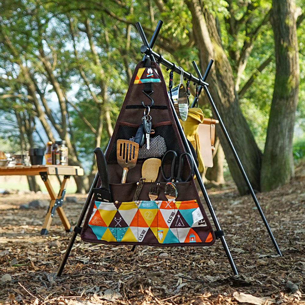 모아이캠핑 인디언행어 오거나이저 행거 수납 포켓